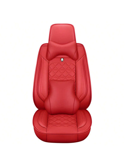 Universal Faux Leather Car 5 Seat Covers Full Set Protector For SUV Sedan Truck,Car Seat Cover Full Set,Car Accessories, C0103