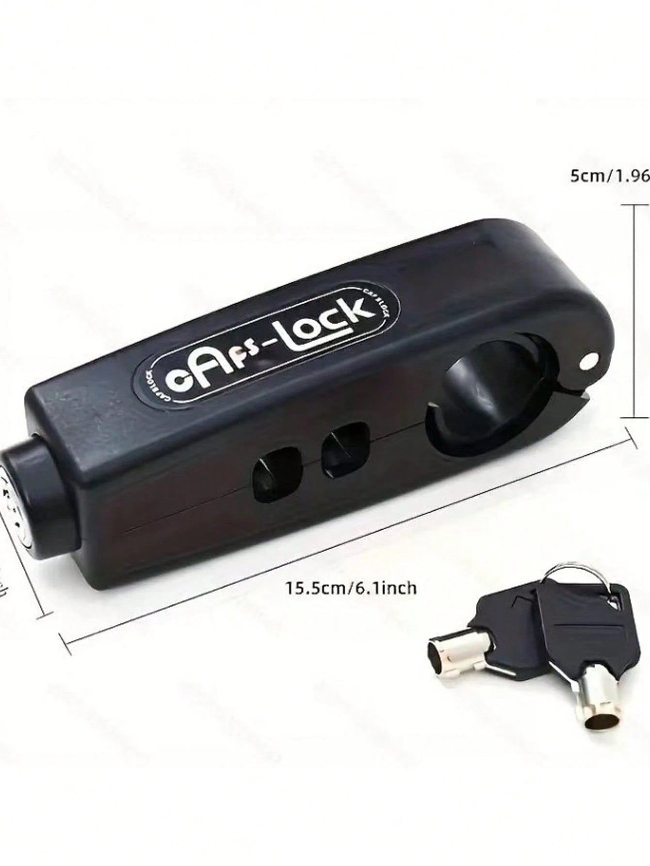 Universal Motorcycle Throttle Lock- Portable 3-Hole Handle Lock Suitable For Scooters, Electric Bicycles, Mopeds, Anti-Theft Clamp With Integrated Brake Lever, Black Adjustable Clamping Device- Ligh