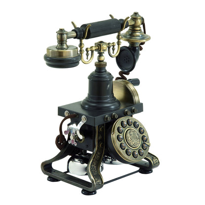Urban Designs Antique Reproduction Aristocrat Brass Cradle Push Button Telephone