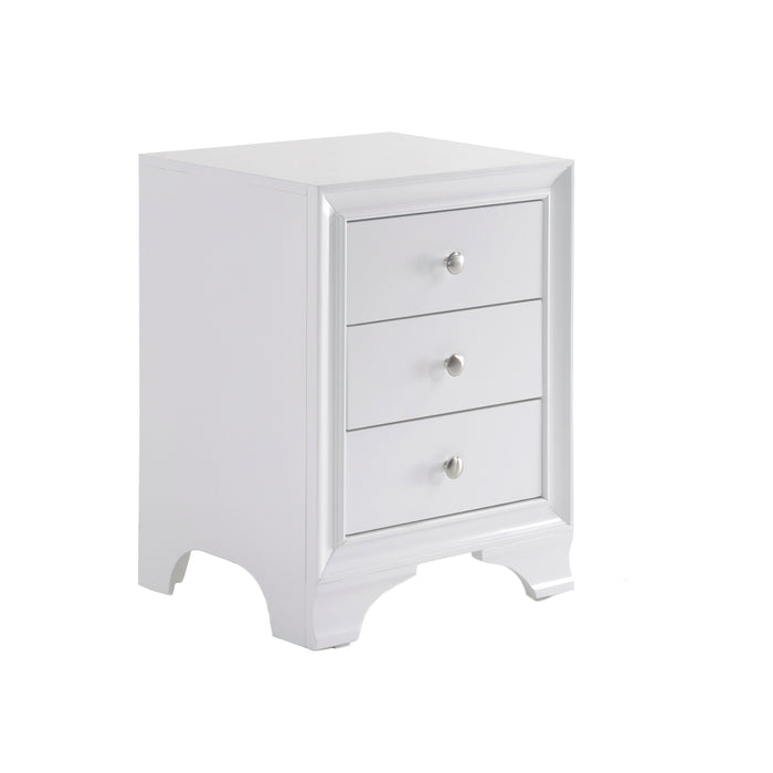 Urban Designs Brandon Collection 3-Drawer Nightstand - Espresso