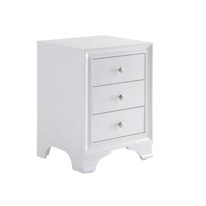 Urban Designs Brandon Collection 3-Drawer Nightstand - Espresso