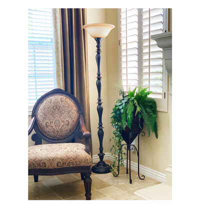Urban Designs Buckingham 71-Inch Torchiere Floor Lamp