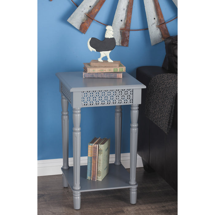 Urban Designs California Collection Wood Square Side Table