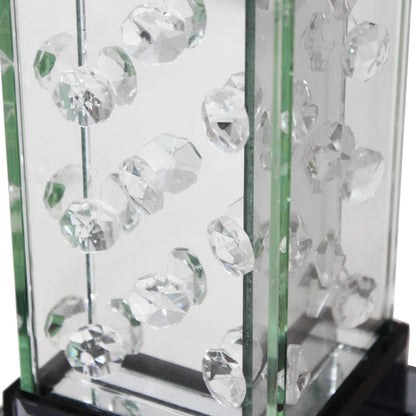 Urban Designs Crystal Tower Glass Candle Holder
