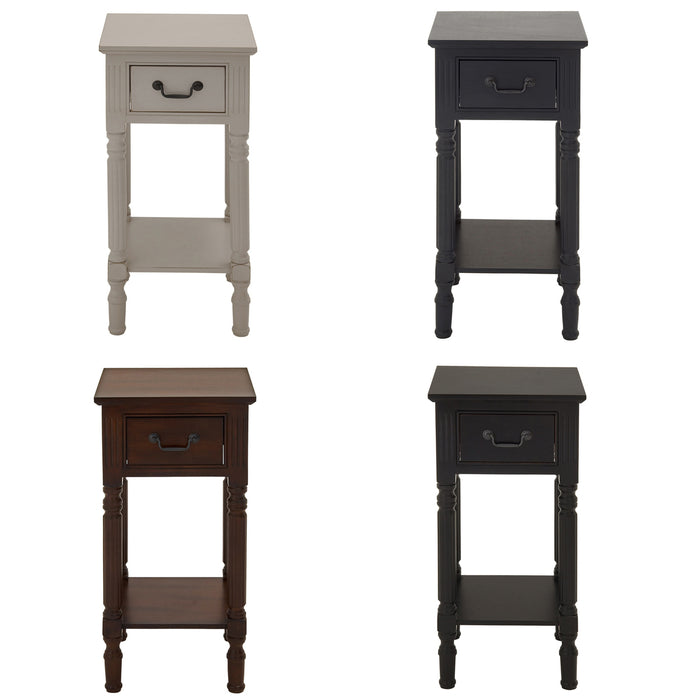 Urban Designs Lena Square 30-Inch Wood Accent Table