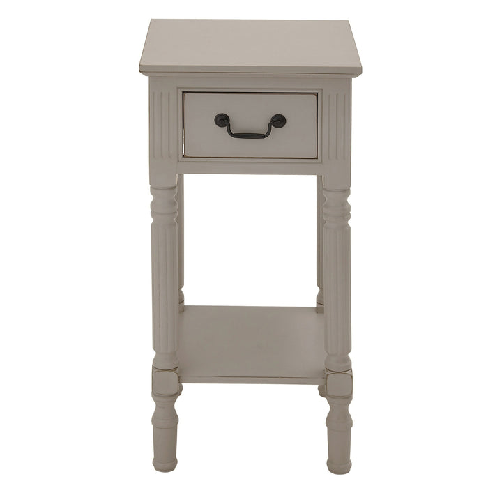 Urban Designs Lena Square 30-Inch Wood Accent Table