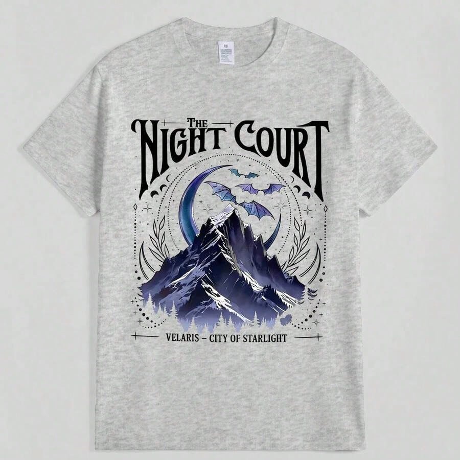 Velaris The Night Court Acotar Two-Sided Comfort Shirt, Velaris The Night Court Shirt, Court Of Dreams, Inner Circle Acotar Tee-Unisex Summer Casual