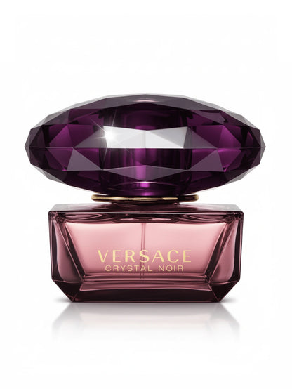 Versace Crystal Noir Eau De Toilette Spray For Women EDT Mini 0.17oz/5ml,0.03oz/1ml,1.7oz/50ml,1oz/30ml,3oz/90ml- Perfume For Long Lasting Suitable For Birthday, Office, Gift, Daily Use