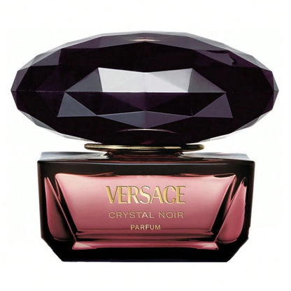 Versace Crystal Noir Eau De Toilette Spray For Women EDT Mini 0.17oz/5ml,0.03oz/1ml,1.7oz/50ml,1oz/30ml,3oz/90ml- Perfume For Long Lasting Suitable For Birthday, Office, Gift, Daily Use