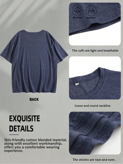 Vintage "It Is Well With My Soul" Wildflower Beach Front Back T-Shirt Summer Tops For Women, Casual Double Sided Graphic Tee Casual Graphic Print Te