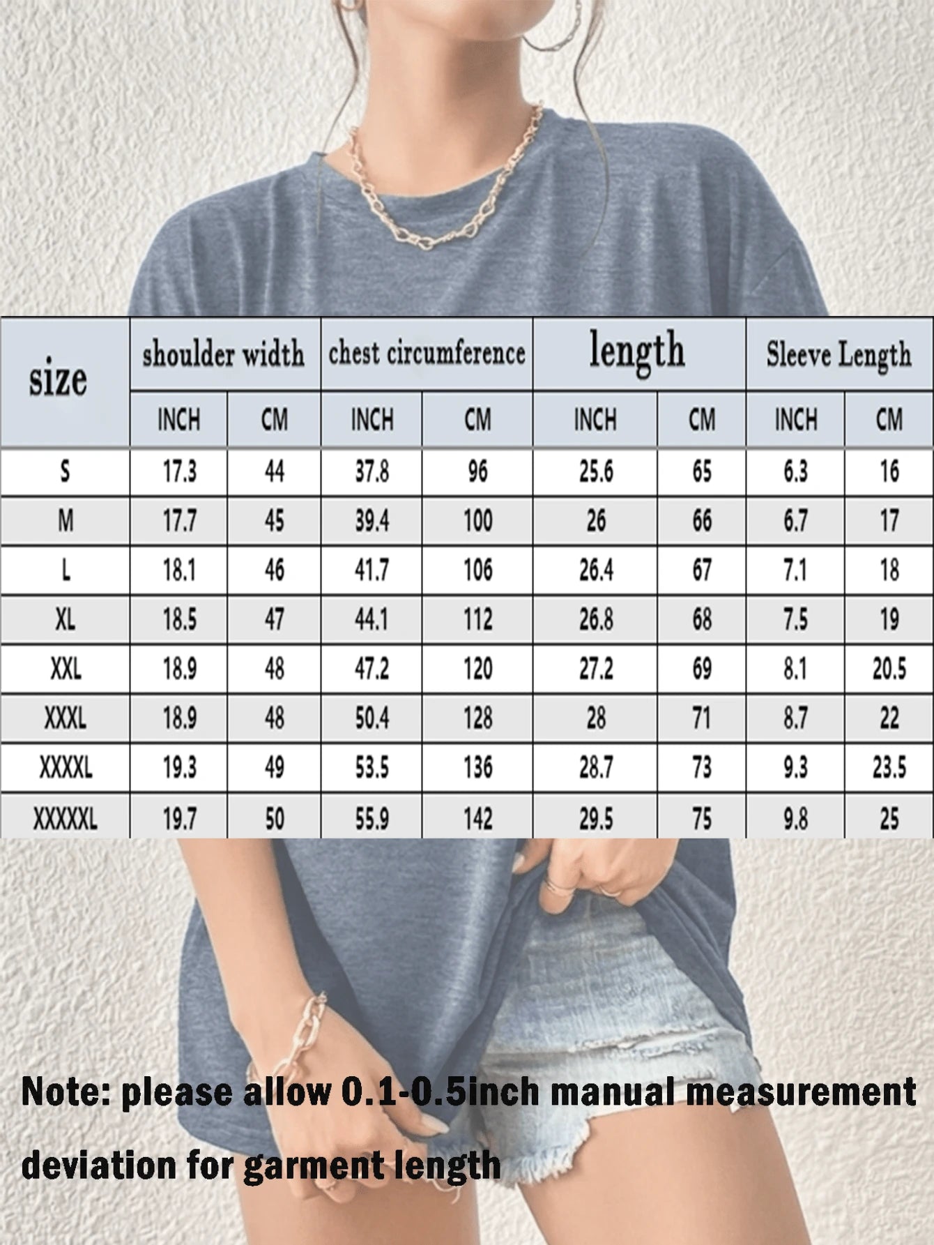 Vintage "It Is Well With My Soul" Wildflower Beach Front Back T-Shirt Summer Tops For Women, Casual Double Sided Graphic Tee Casual Graphic Print Te