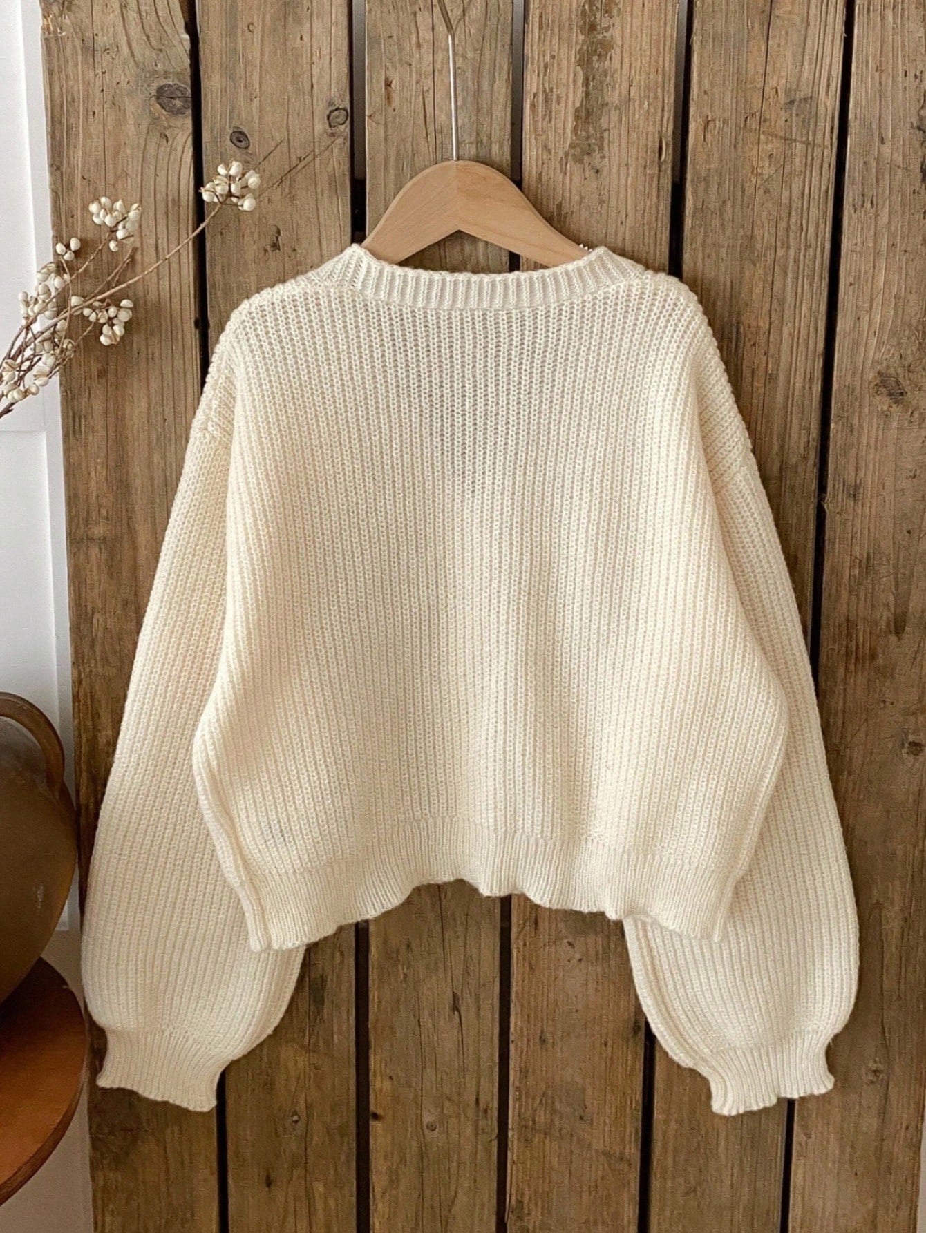 Vintaside Kids Tween Girls Sweet & Cute 3D Colorful Floral Apricot Autumn/Winter Cardigan Sweater