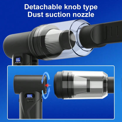 Violent Blower Handheld Turbo Fan Powerful 160G Thrust, USB Rechargeable, Bladeless Turbo Fan With Brushless Motor 110, 000 Rpm Portable Handheld Powerful Air Blower 40000Mah Battery Highpowers Duct F