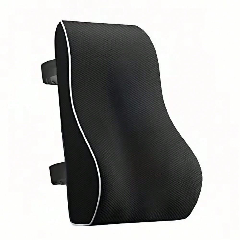 Waist Support Pillow- Birthday Gift For Ladies And Gentlemen, Ergonomic Back Support, With Breathable 3D Mesh Cover, Suitable For Office Chairs, Gaming Chairs, Cars, And Home Use (Black)