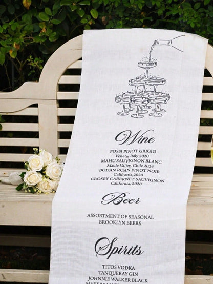 Wedding Season Personalized Name Signs- Wedding Welcome Signs- Linen Material Party Backdrop And Supplies- Photo Anniversary Welcome Signs