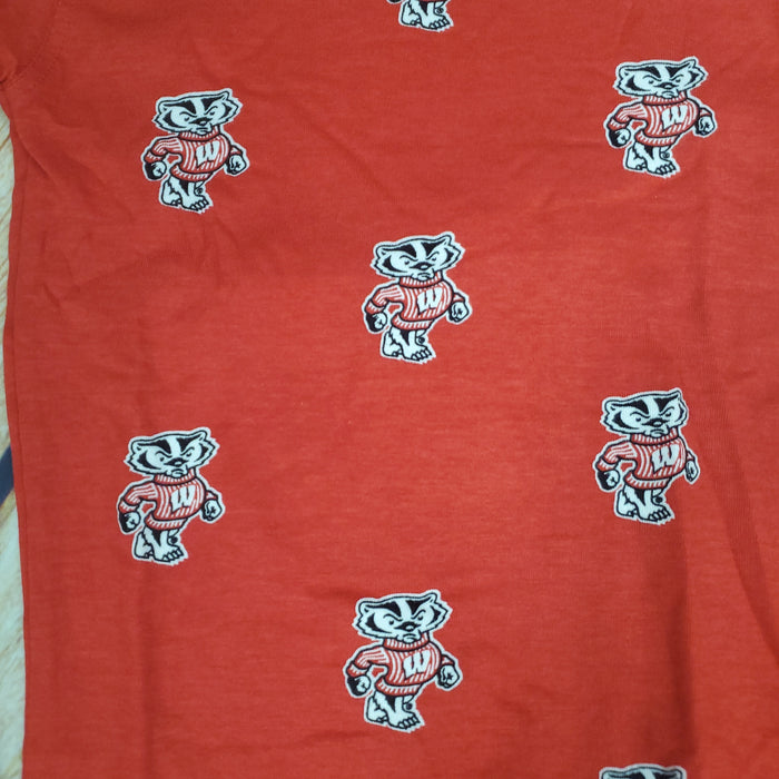 WES AND WILLY BUCKY PRINT 2PC PJ SET