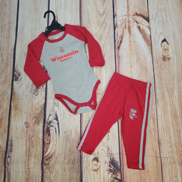 Wes and Willy long sleeve Raglan Hopper Pant set