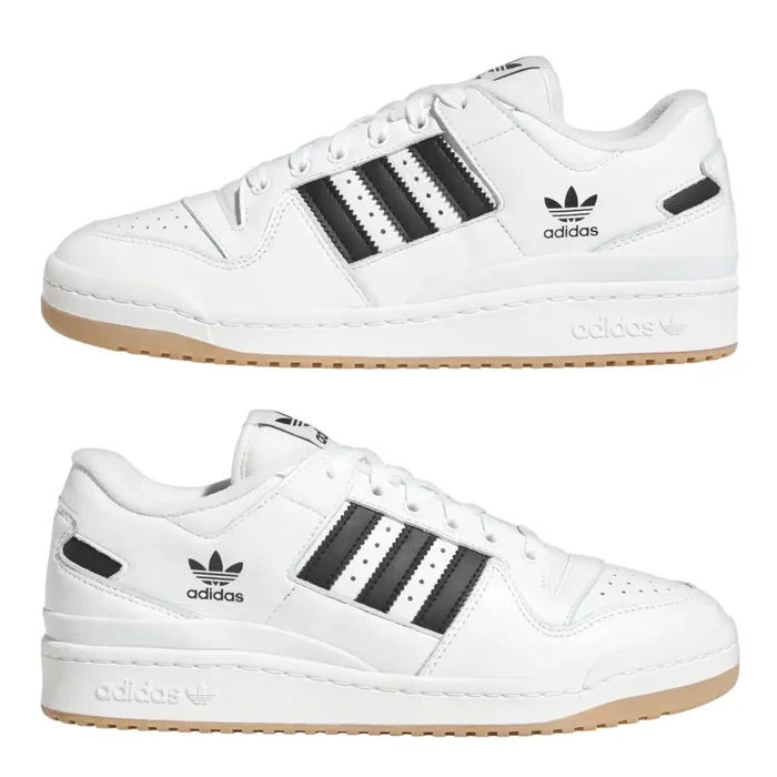 Adidas White Forum 84 Low ADV Scarpa