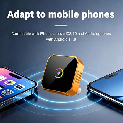 Wireless CarPlay & Android Auto Adapter, 2026 Upgraded 2-In-1 Design, Wired To Wireless Car Converter, Fast Pairing, Auto Reconnection, Car Interior Upgrade Accessory