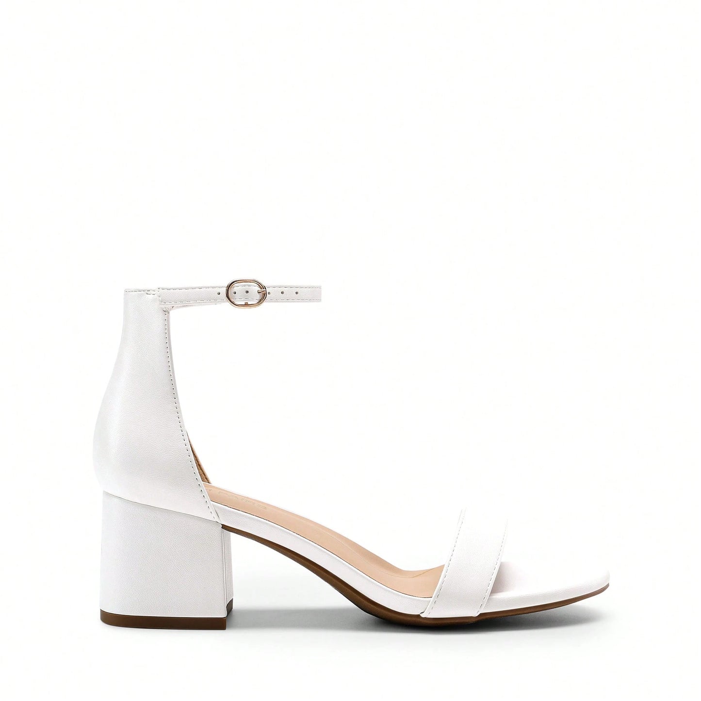 Women Chunky Low Heel Summer Sandals, Elegant Open Toe Ankle Strap Low Heeled Sandals For Causal And Wedding Party Wearing