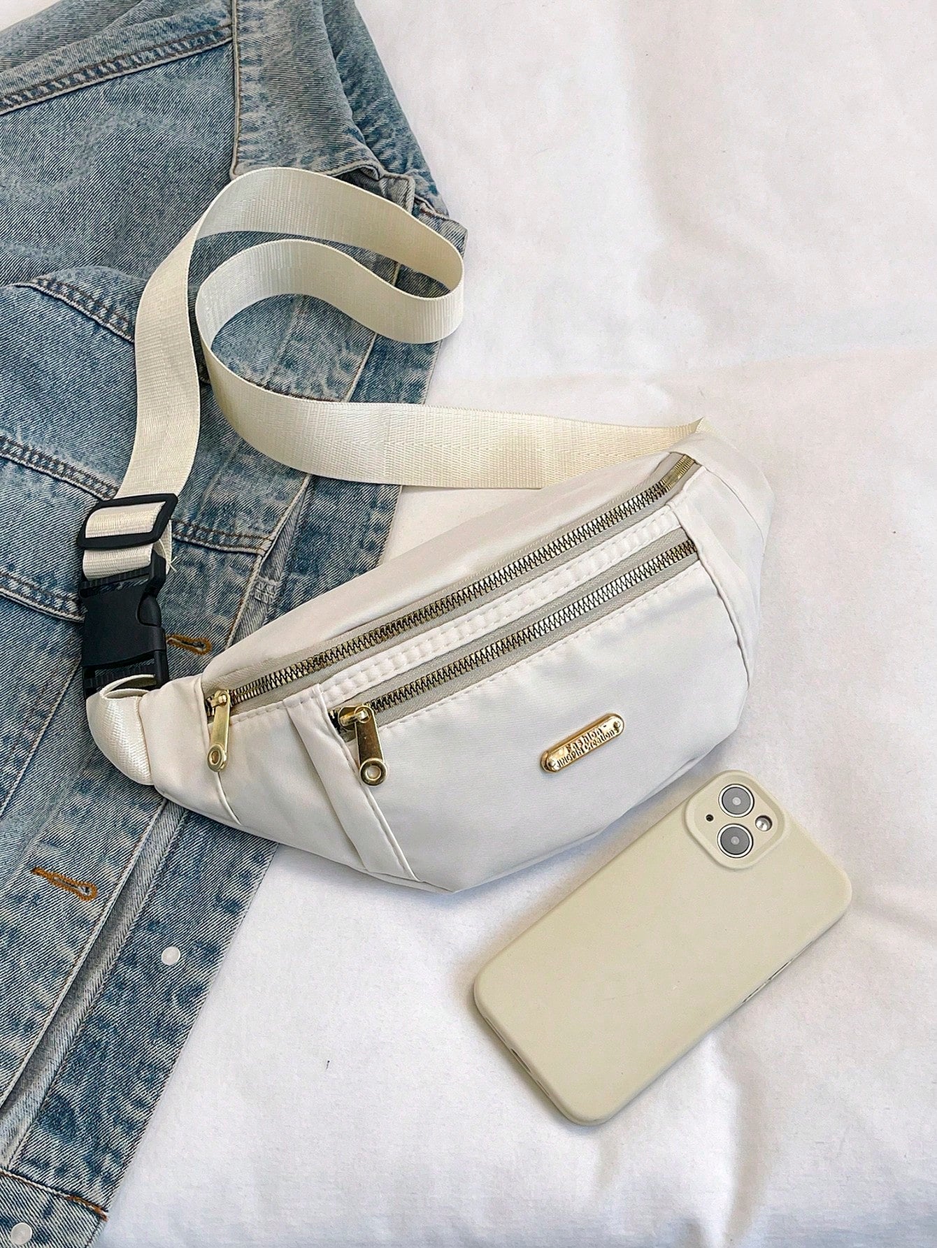 Women Fashion Waist Bag Casual Commute Sport Portable Shoulder Crossbody Bag With Multiple Pockets, Phone Pouch