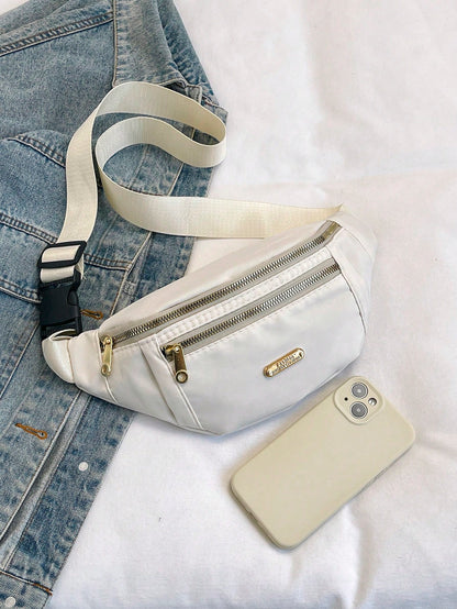 Women Fashion Waist Bag Casual Commute Sport Portable Shoulder Crossbody Bag With Multiple Pockets, Phone Pouch