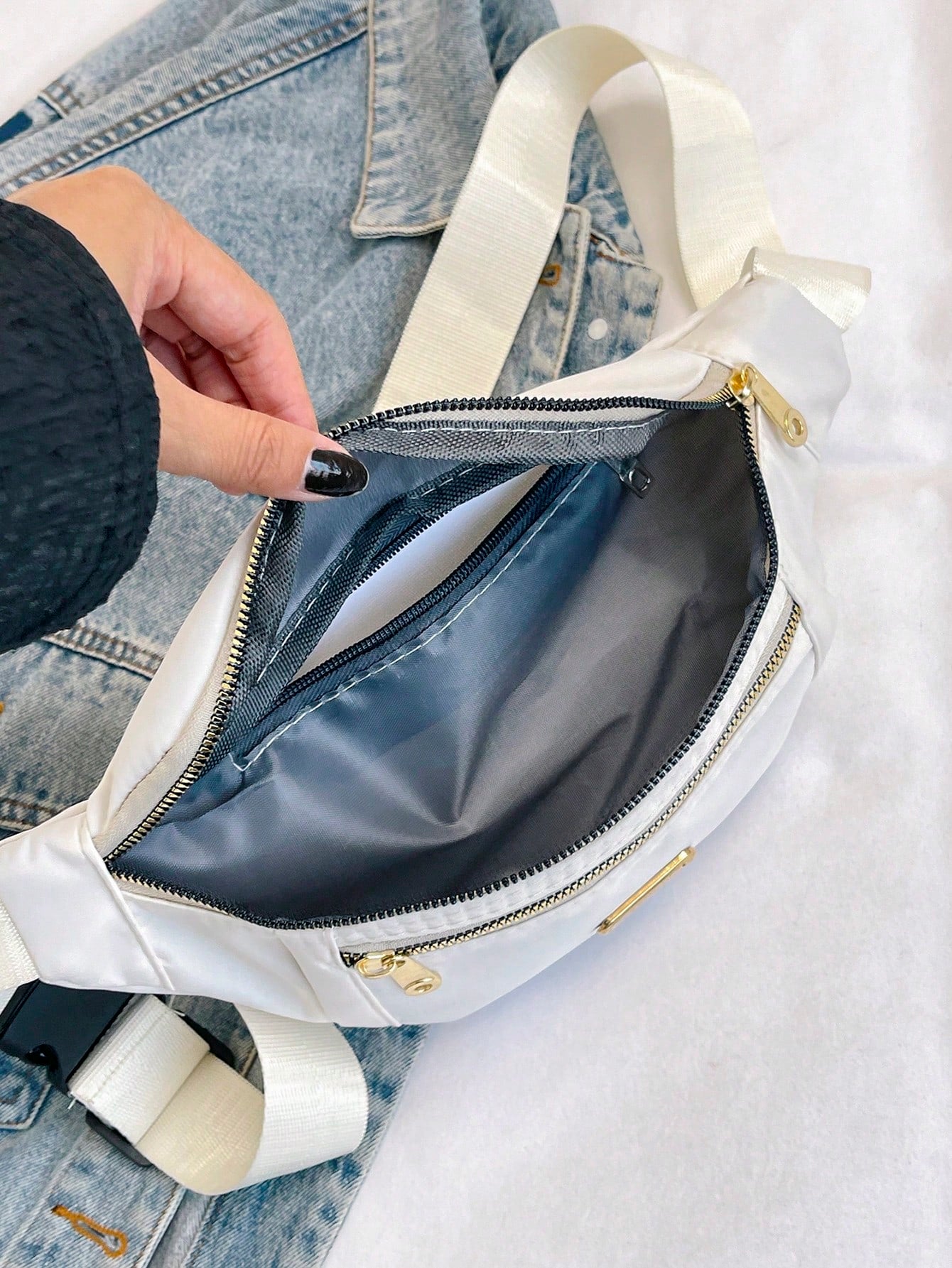 Women Fashion Waist Bag Casual Commute Sport Portable Shoulder Crossbody Bag With Multiple Pockets, Phone Pouch