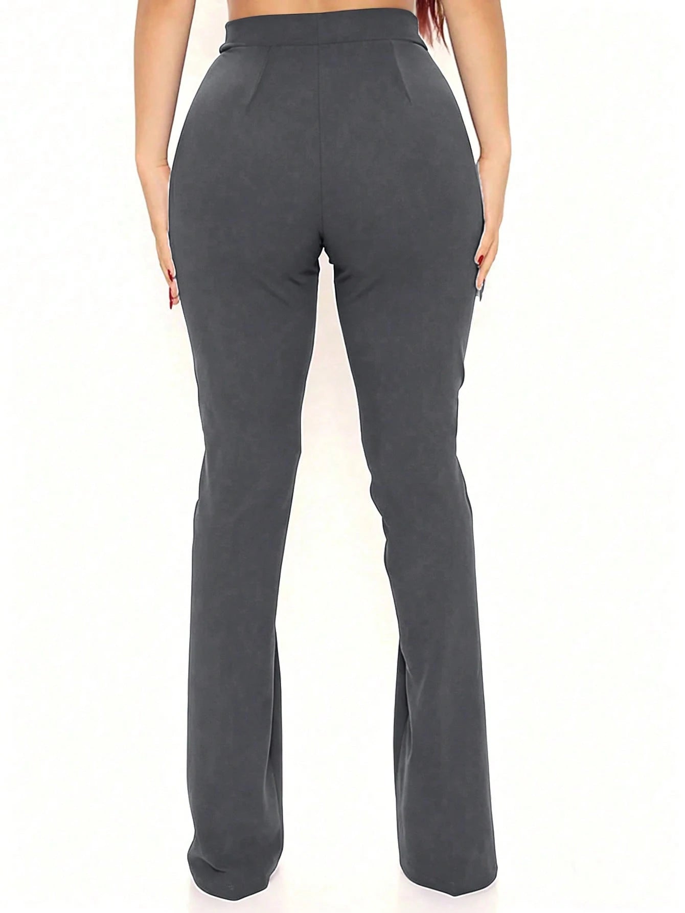Women's Fashionable High-Waisted Flared Pants, Multiple Colors Available, Boho-Chic