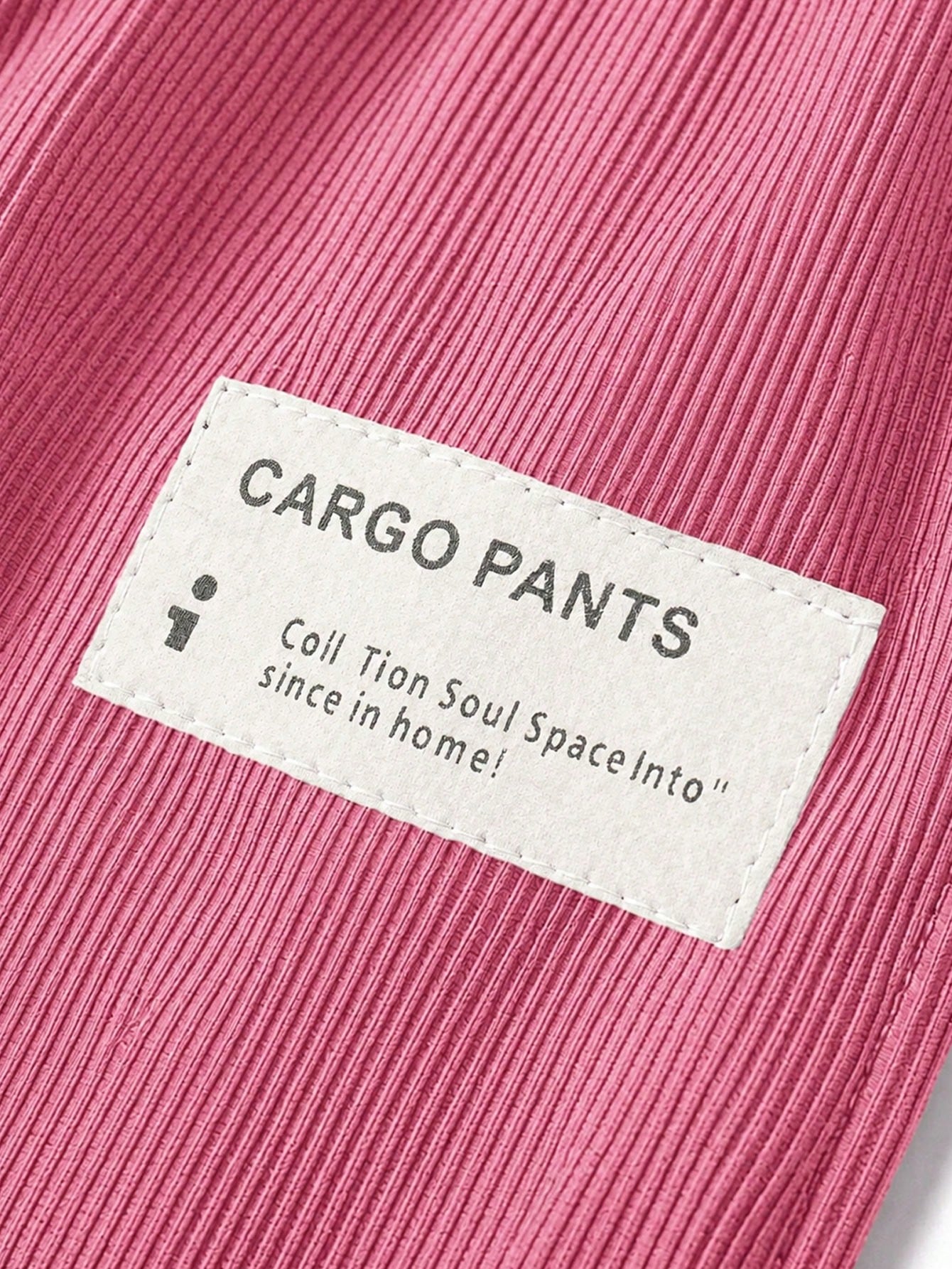 Women's New Elegant Fashion Corduroy Casual Long Pants, Solid Color With Drawstring Pockets, Comfortable Style Sports