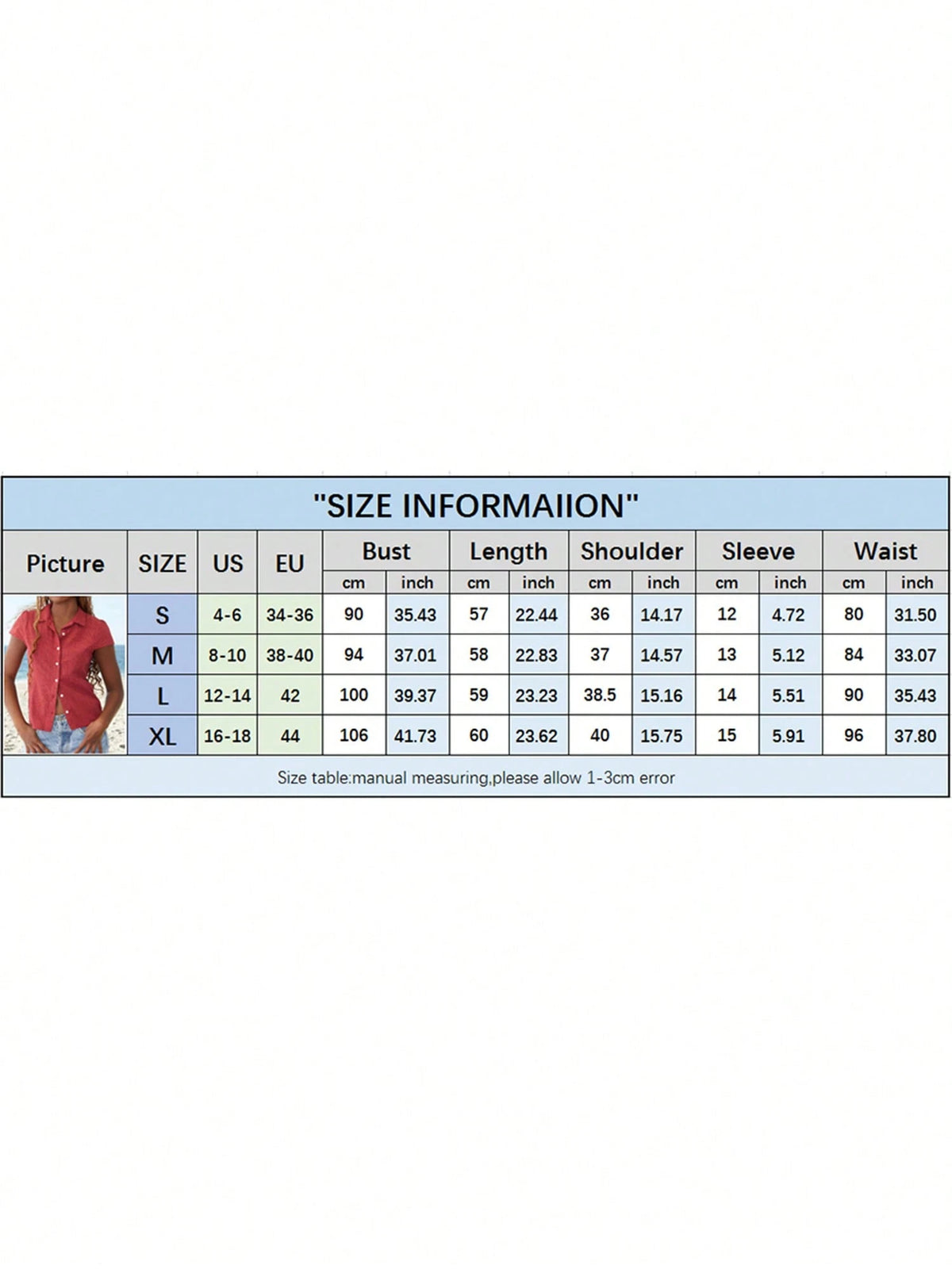 Women's Summer Casual Plaid Shirt Red Short Sleeve Turn Down Collar Buton Up Tops