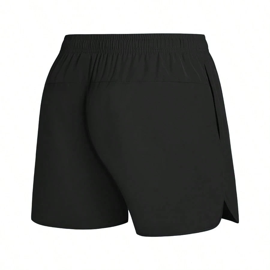 Women's Summer Drawstring Waist Solid Color Pocket Casual Versatile Daily Wear Outdoor Yoga Shorts Sports