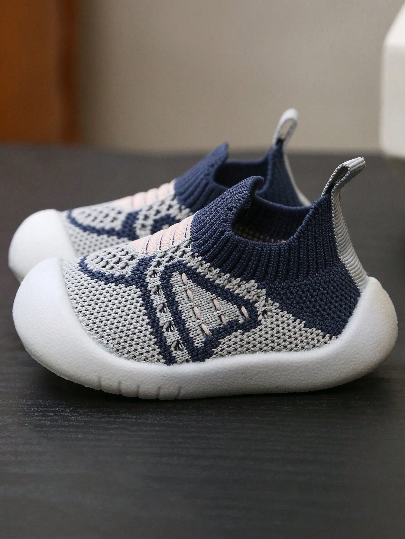 Yibubu Blue Baby Shoes Mesh Breathable Children Boys Shoes, Soft Sole Anti-Slip Newborn Walking Shoes Girls Shoes, Baby Outdoor Sports Shoes Toddler Shoes