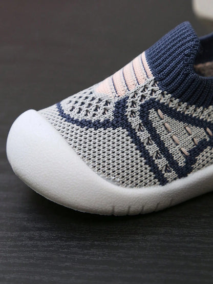 Yibubu Blue Baby Shoes Mesh Breathable Children Boys Shoes, Soft Sole Anti-Slip Newborn Walking Shoes Girls Shoes, Baby Outdoor Sports Shoes Toddler Shoes