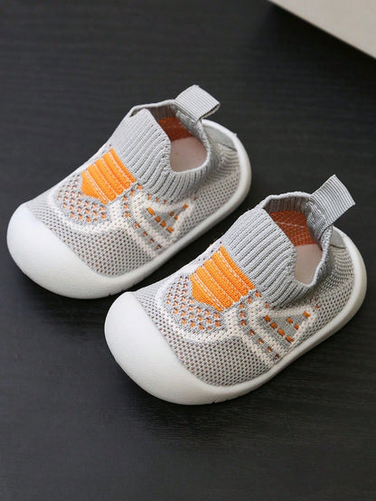 Yibubu Blue Baby Shoes Mesh Breathable Children Boys Shoes, Soft Sole Anti-Slip Newborn Walking Shoes Girls Shoes, Baby Outdoor Sports Shoes Toddler Shoes