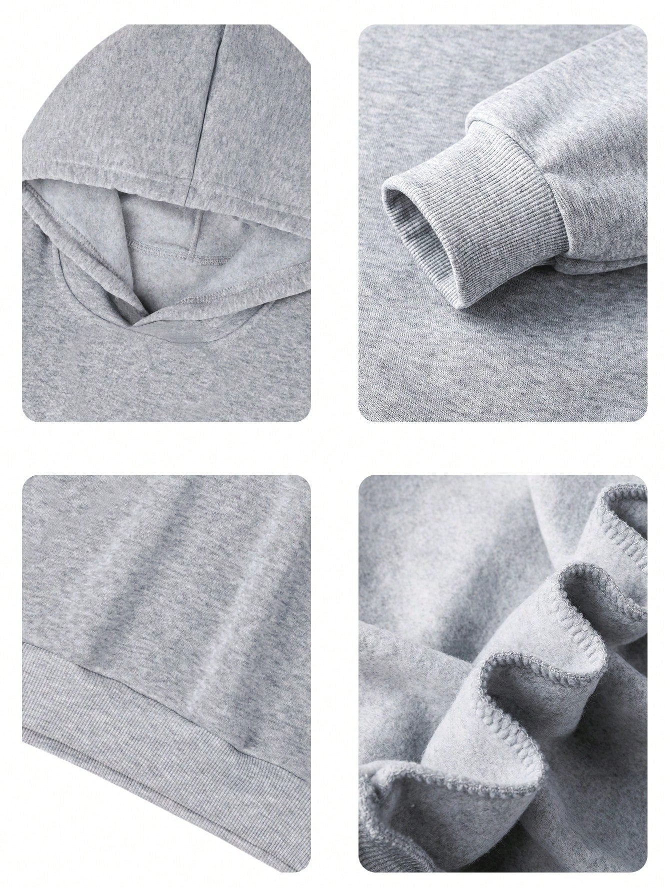 Young Boy Fun Print Pullover Sweatshirt, Warm & Comfortable Thermal-Lined Pullover Sweatshirt For Autumn/Winter