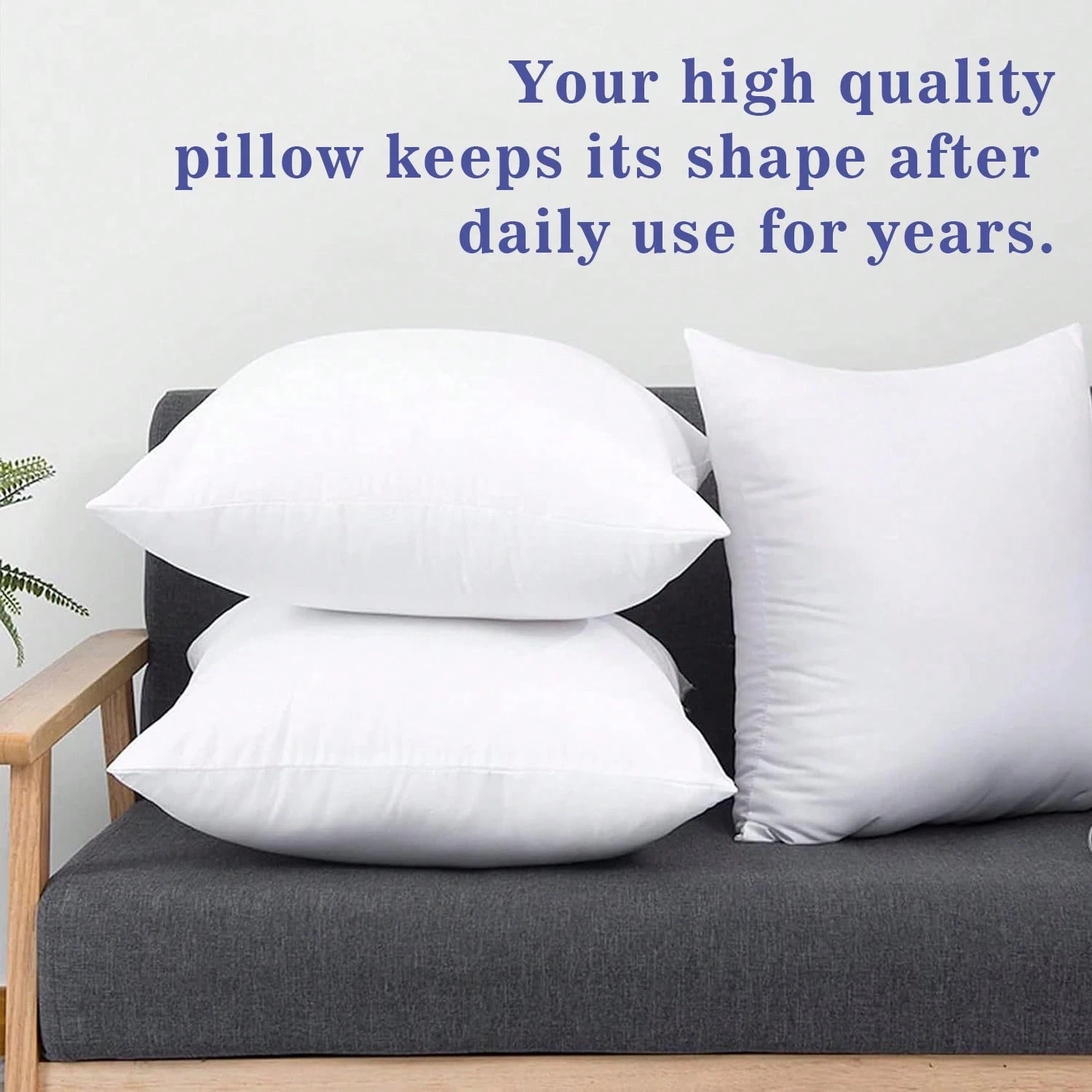 YUNDO Pillow, 18x18 Inches, High-Density Filling, Machine Washable, Made Of Ultra-Fine Fabric, Can Effectively Protect The Lumbar Vertebrae And Relieve Fatigue In The Waist And Cervical Spine. Suitabl