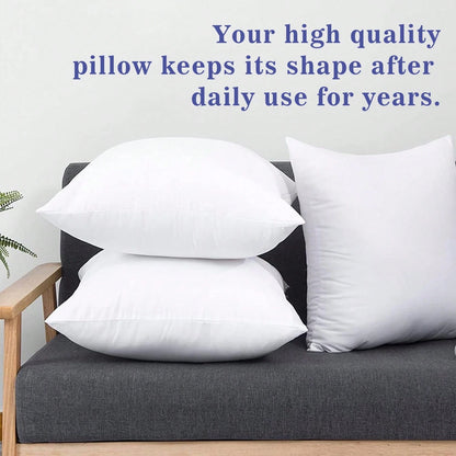 YUNDO Pillow, 18x18 Inches, High-Density Filling, Machine Washable, Made Of Ultra-Fine Fabric, Can Effectively Protect The Lumbar Vertebrae And Relieve Fatigue In The Waist And Cervical Spine. Suitabl